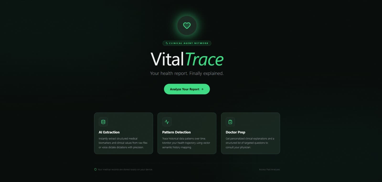 VitalTrace AI Health Assistant